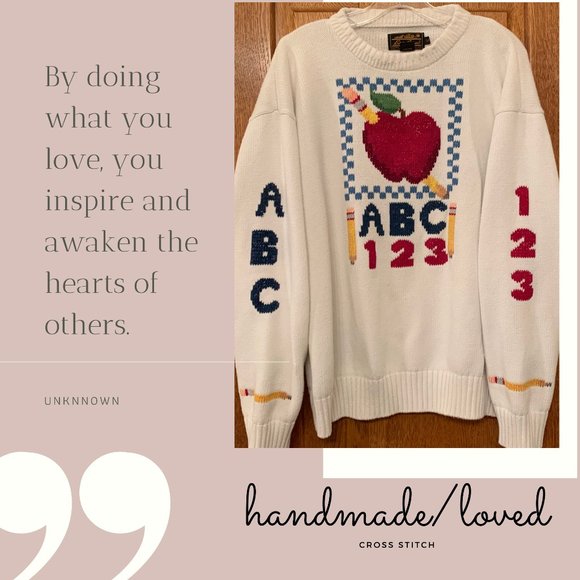 Eddie Bauer Sweaters - Handmade Teacher Eddie Bauer Sweater